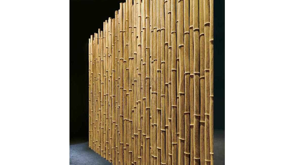 bamboo 装饰大理石墙