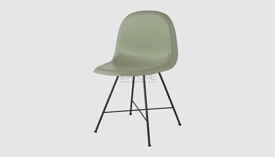 3D Dining Chair - Un-upholstered - Center base椅子