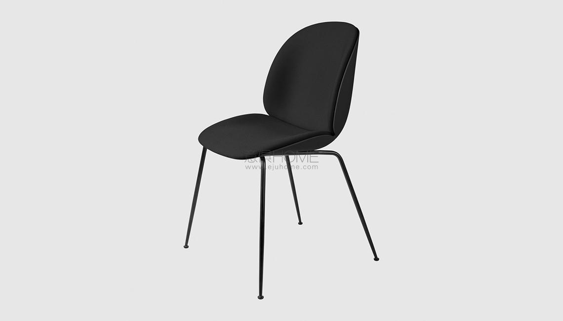 Beetle Dining Chair - Front Upholstered - Conic base椅子