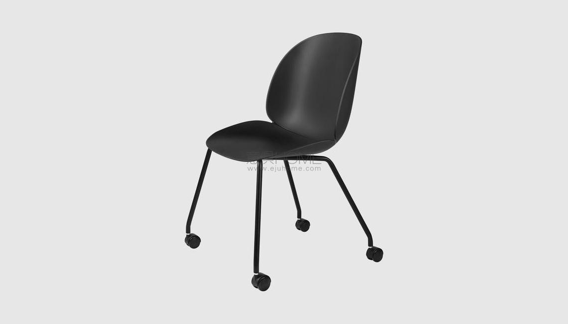 Beetle Dining Chair - Un-upholstered - Castor base椅子