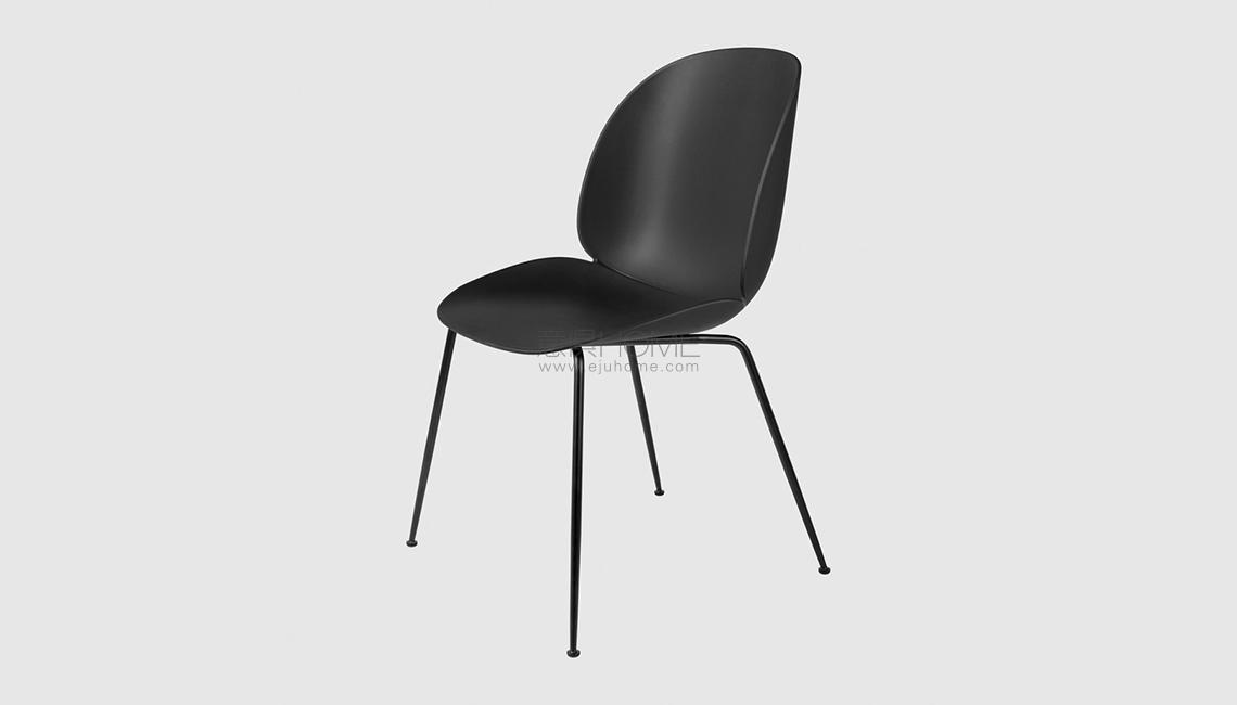 Beetle Dining Chair - Un-upholstered - Conic base椅子