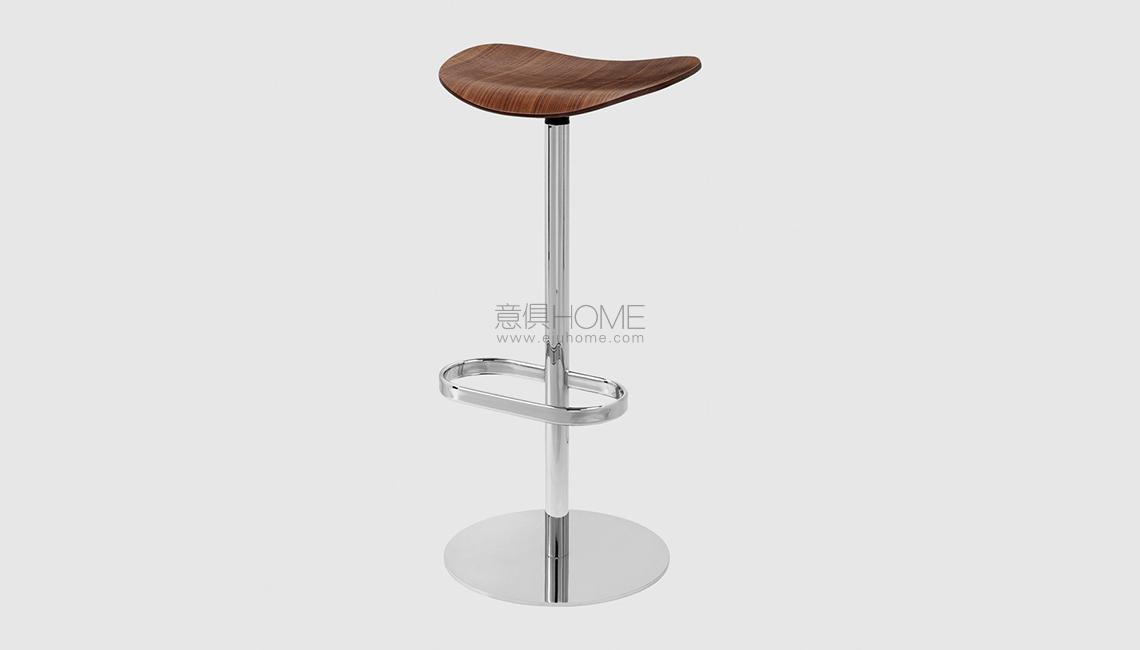 2D Bar Stool - Un-upholstered - 75 cm - Swivel base吧椅