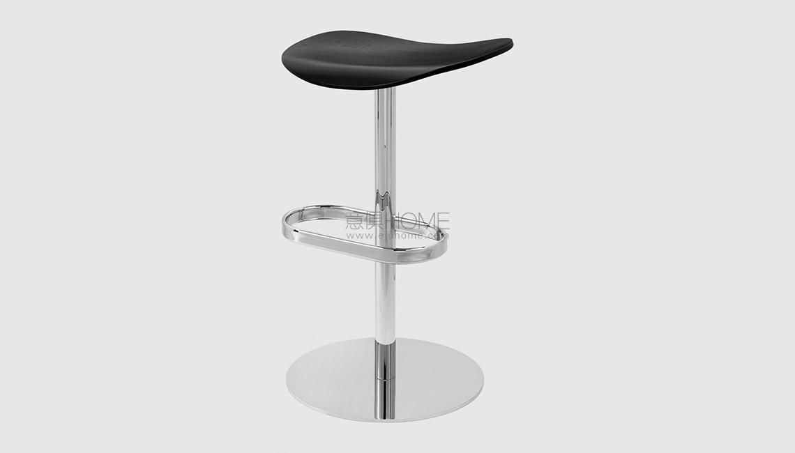 2D Counter Stool - Un-upholstered - 65 cm - Swivel base