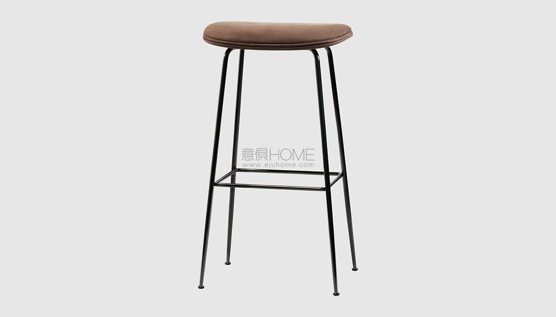 Beetle Bar Stool - Fully Upholstered - 75 cm高脚凳