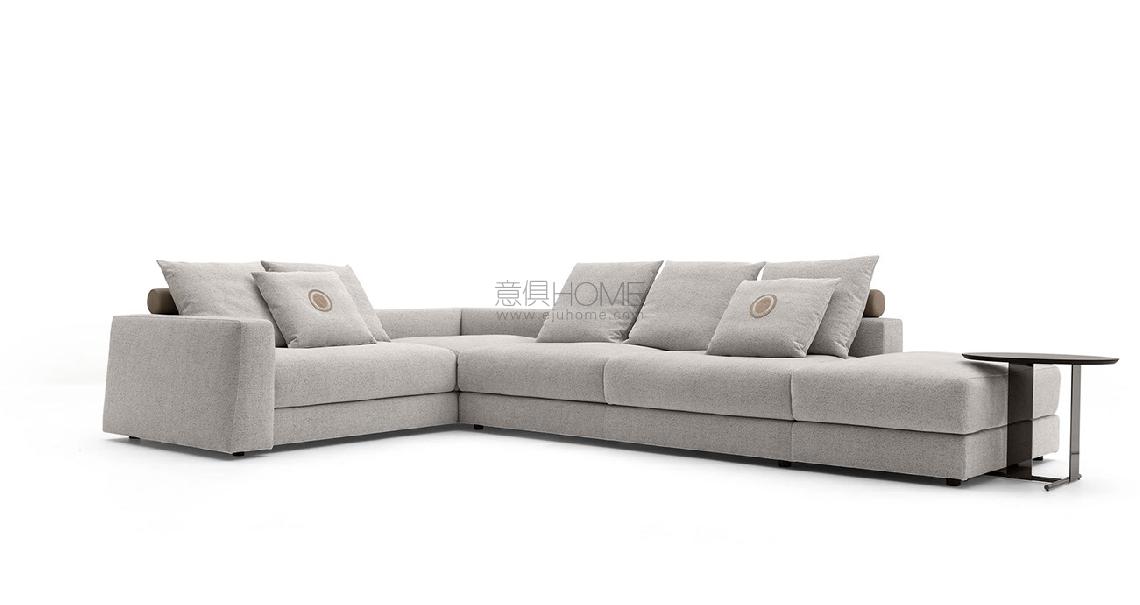 tr liam ii sectional sofa eln (ad4as) - eln (ae2c) - eln (pour)_ sidy side table ctt (17m3)