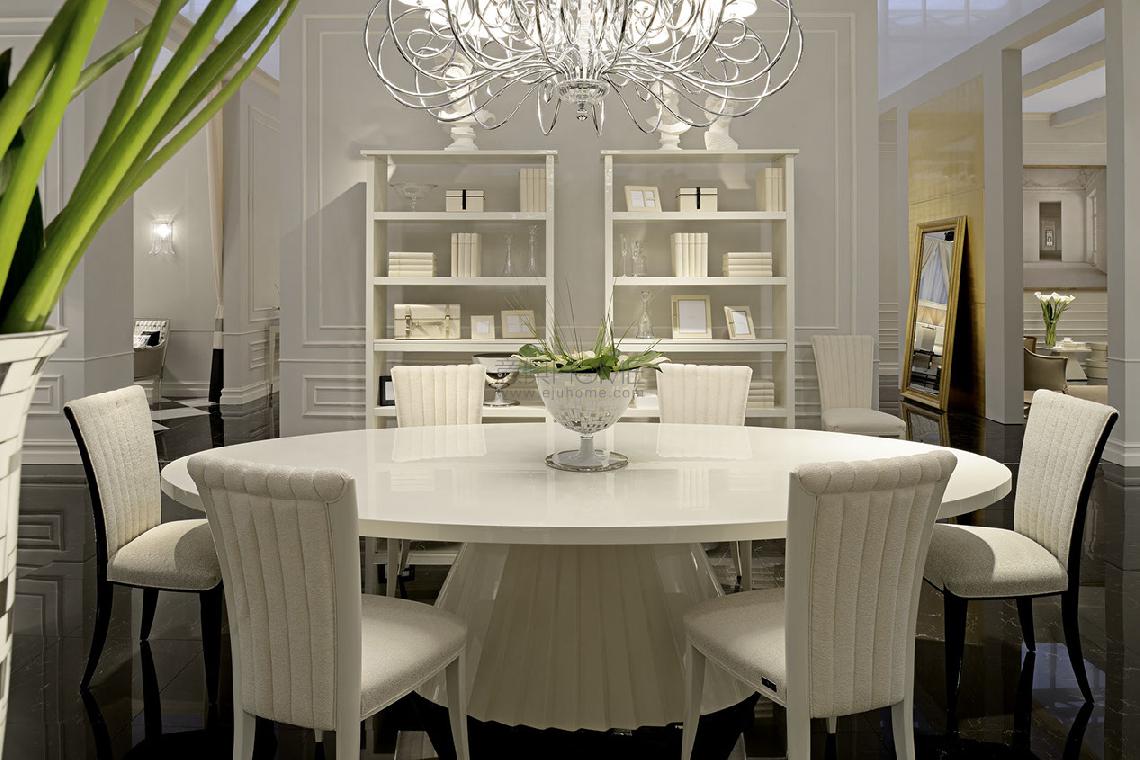 ll plisse dining table_elisabetta armchairs