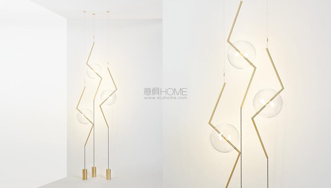 SILVIO MONDINO STUDIOChemistry Fulmine - Pendant  Floor 落地灯