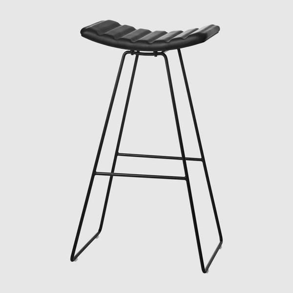 A3_Stool_Black_FullyUpholstered_Leather_Black_Angle_grande