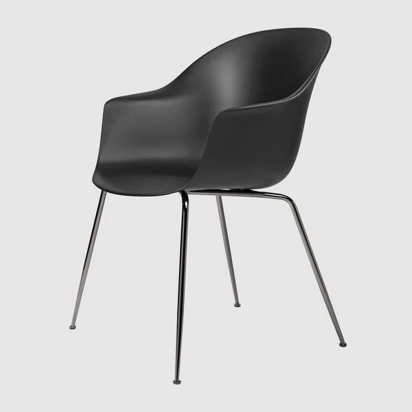 Bat_DiningChair_Conic_Unupholstered_BlackChrome_Black_F3Q_grande_ec2ed255-ba0d-435f-997e-834b71edd703_grande