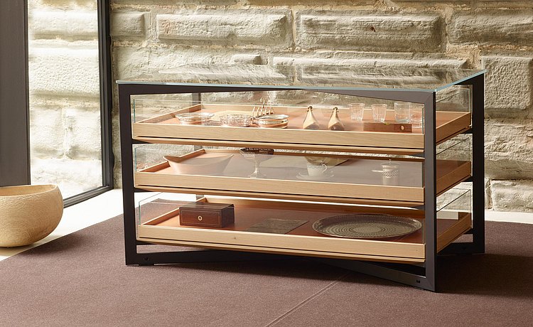 bulthaupb Solitaire glass厨房玻璃边柜