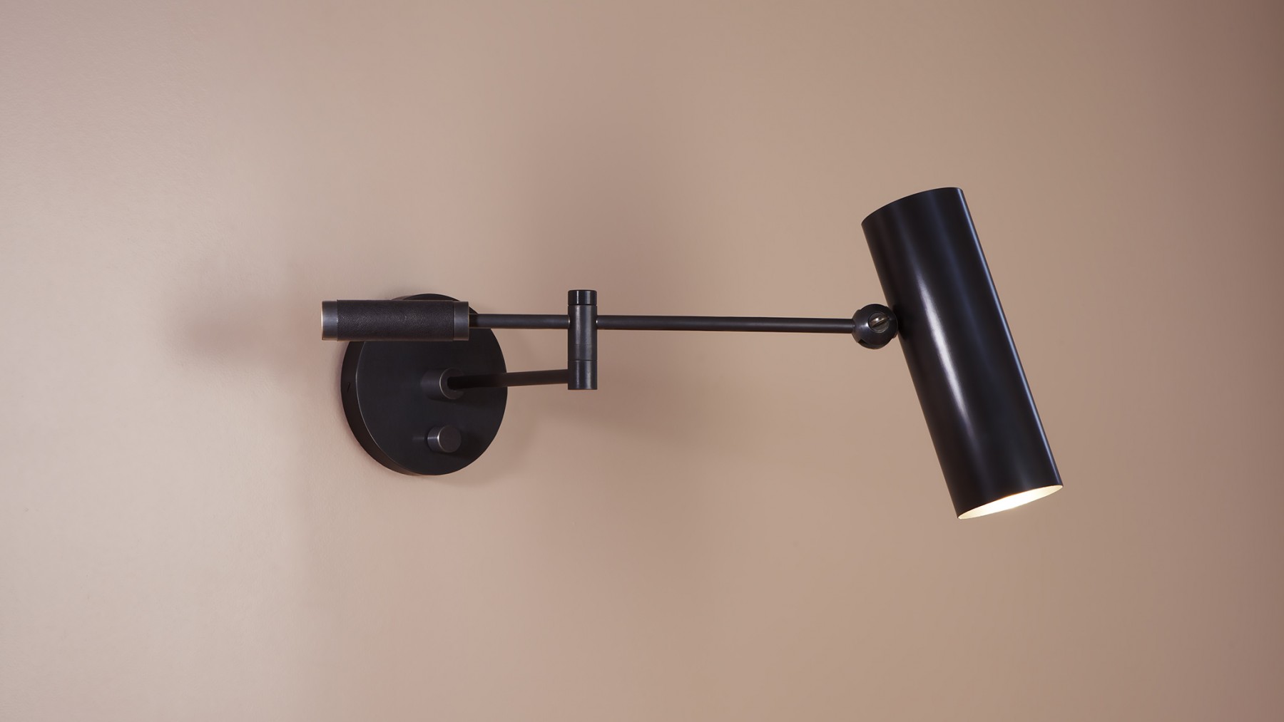 CYLINDER SWING ARM SCONCE