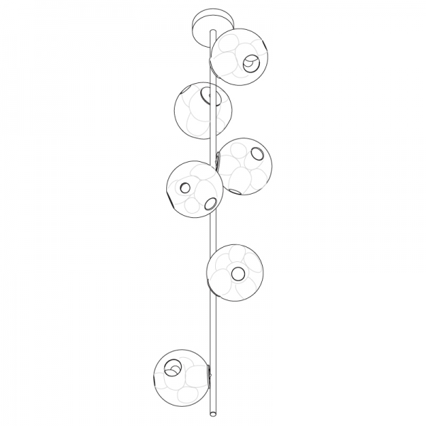 加拿大家具BOCCI的38-38V STEM- 38V SUSPENDED 吊灯 细节图