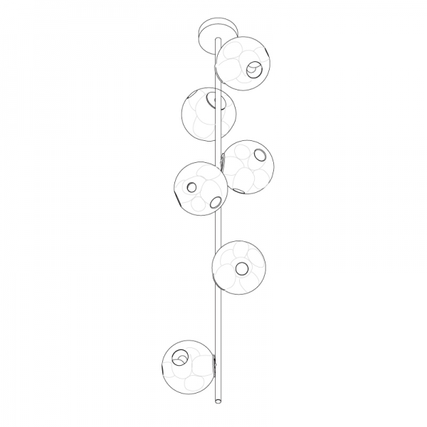 加拿大家具BOCCI的38-38V STEM- 38V SUSPENDED 吊灯 细节图