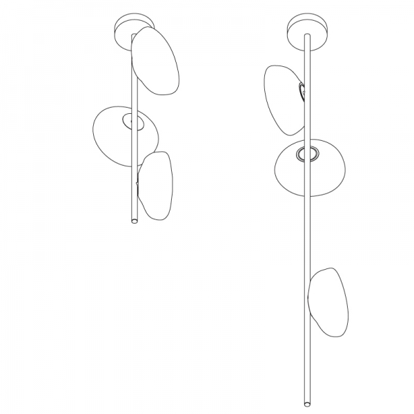 加拿大家具BOCCI的73 STEM-73 SUSPENDED 吊灯 主图