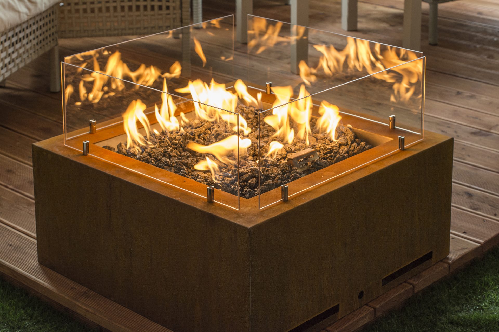 波兰家具planika的GALIO FIRE PIT CORTEN (LPG) 细节图