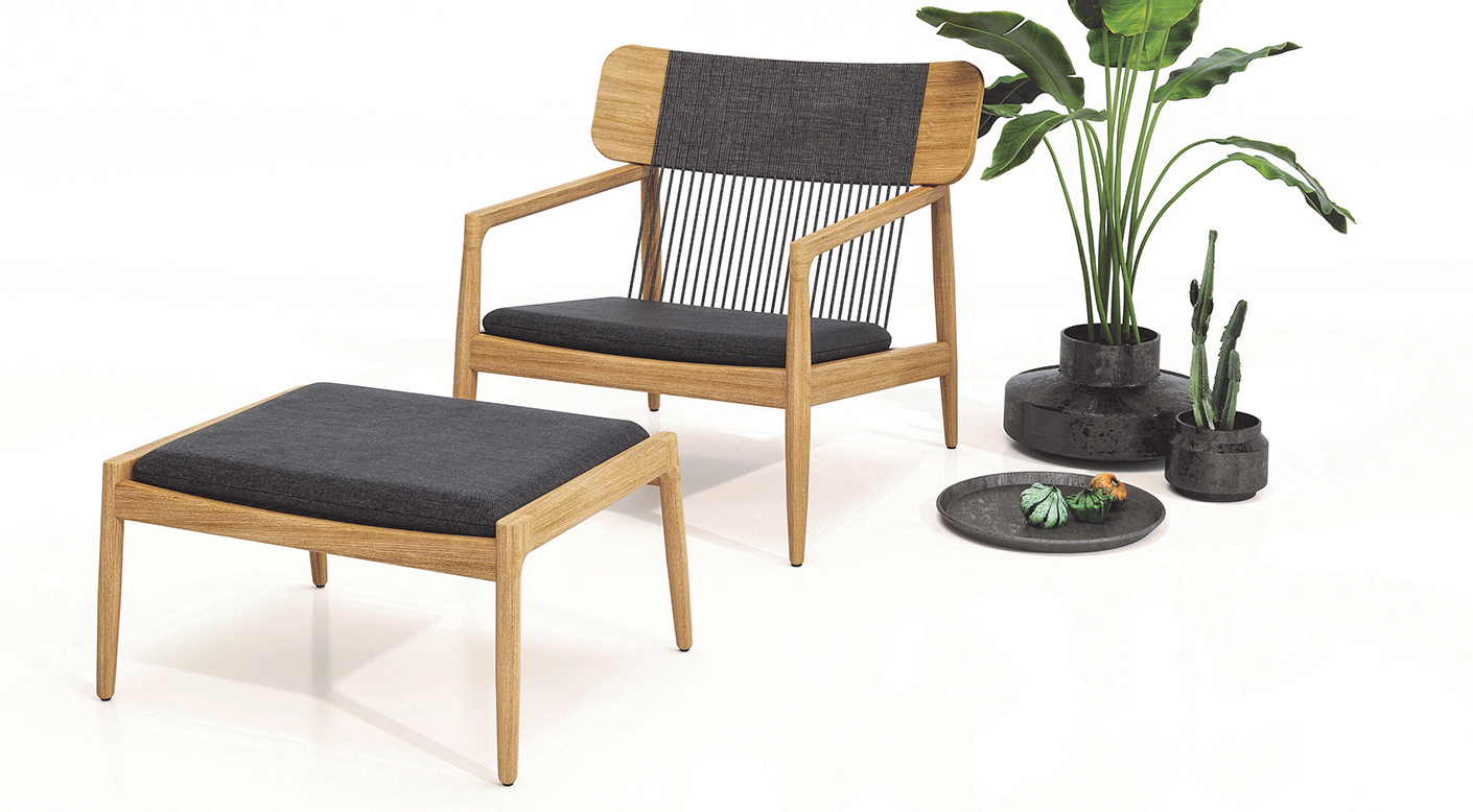 德国家具GLOSTER的Archi-Lounge Chair 椅子 细节图