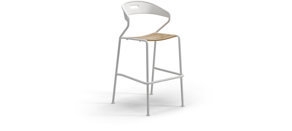 德国家具GLOSTER的Curve-Stacking Bar Chair 吧椅 主图