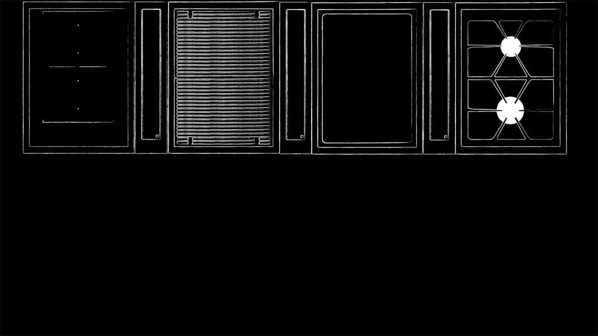 德国家具gaggenau的400系列 电磁灶燃气灶 细节图