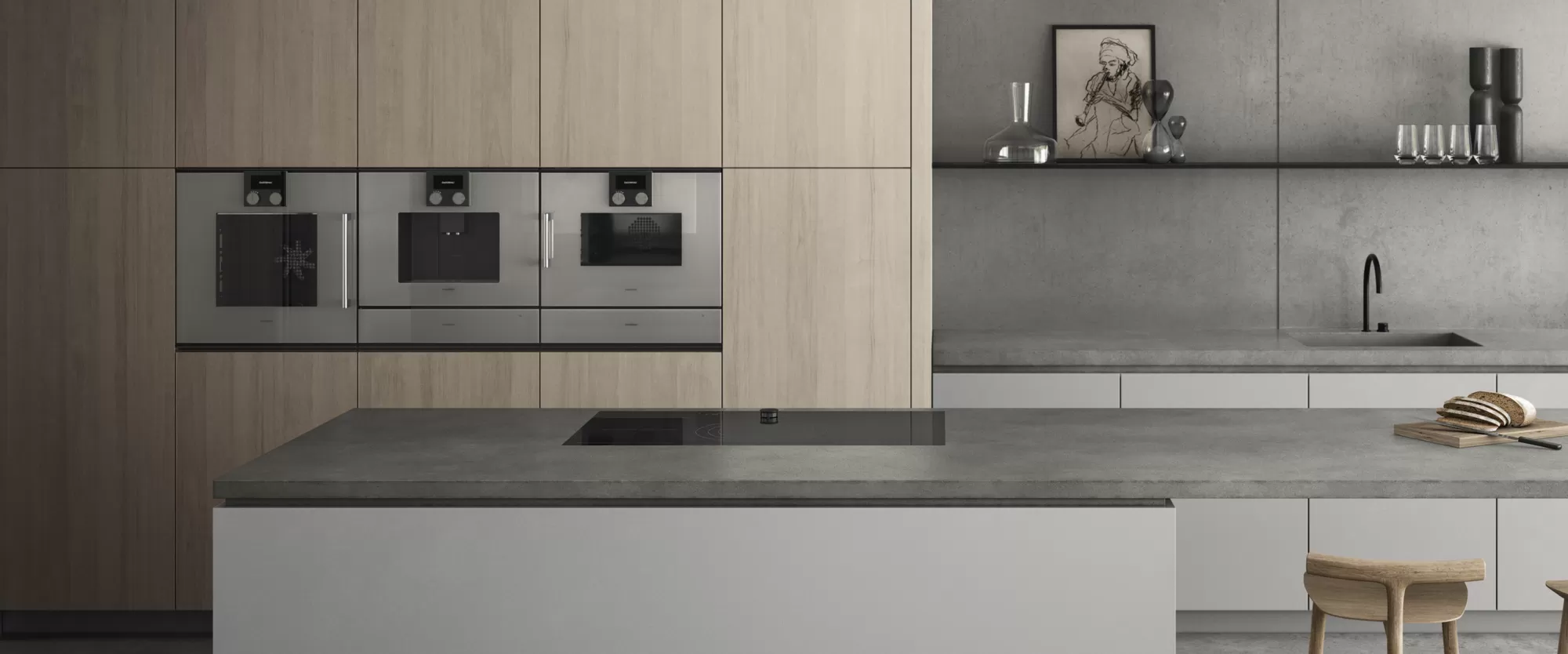 德国家具gaggenau的200 烤箱 细节图