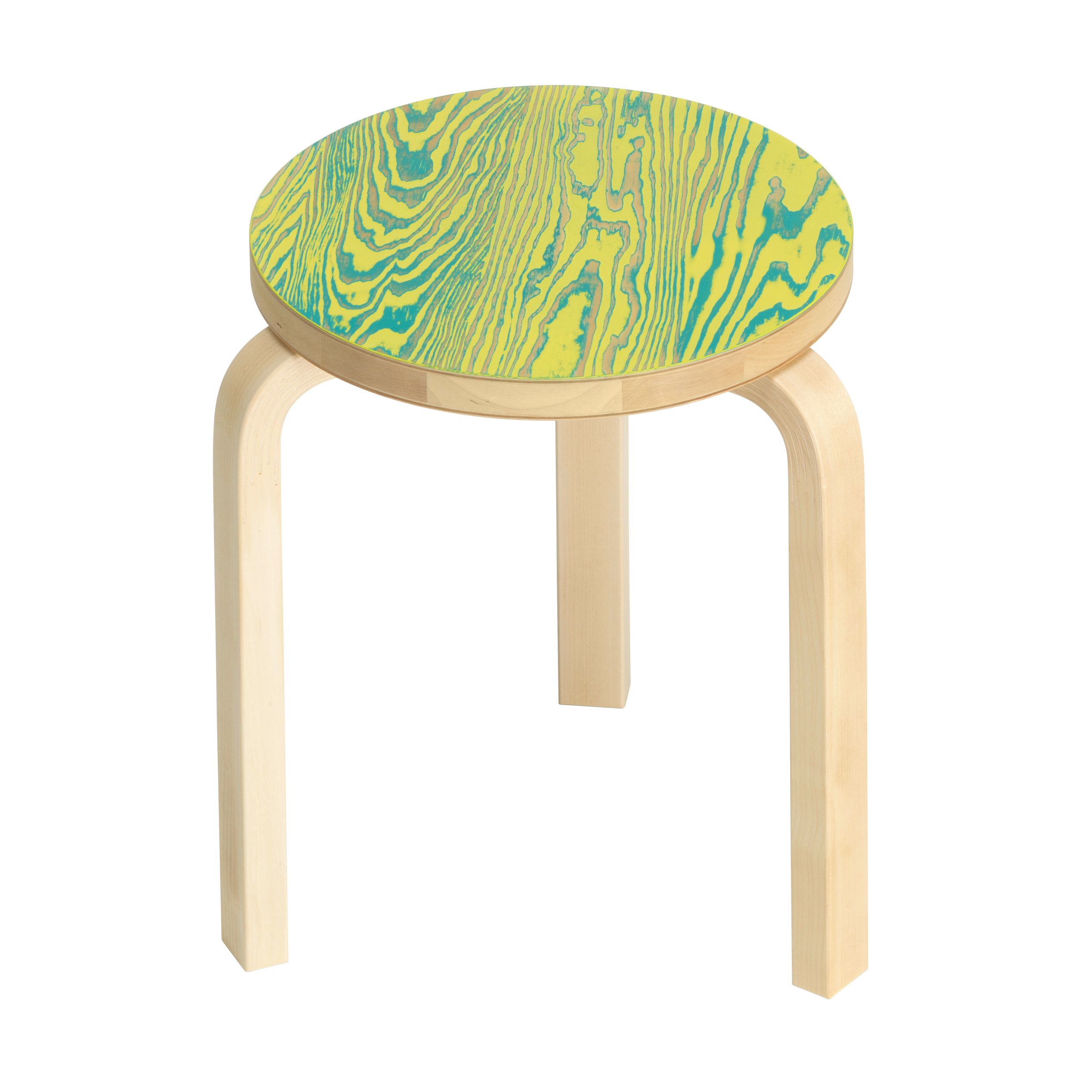 Stool-60-ColoRing-green-yellow_F-2665070