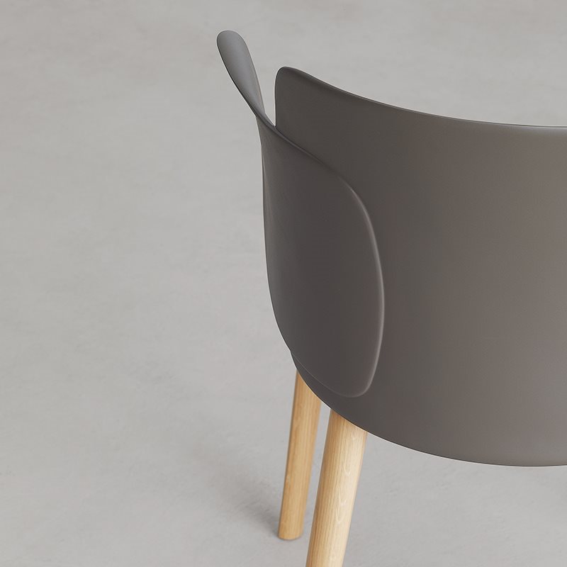 意大利家具desalto的Paper 餐椅 细节图