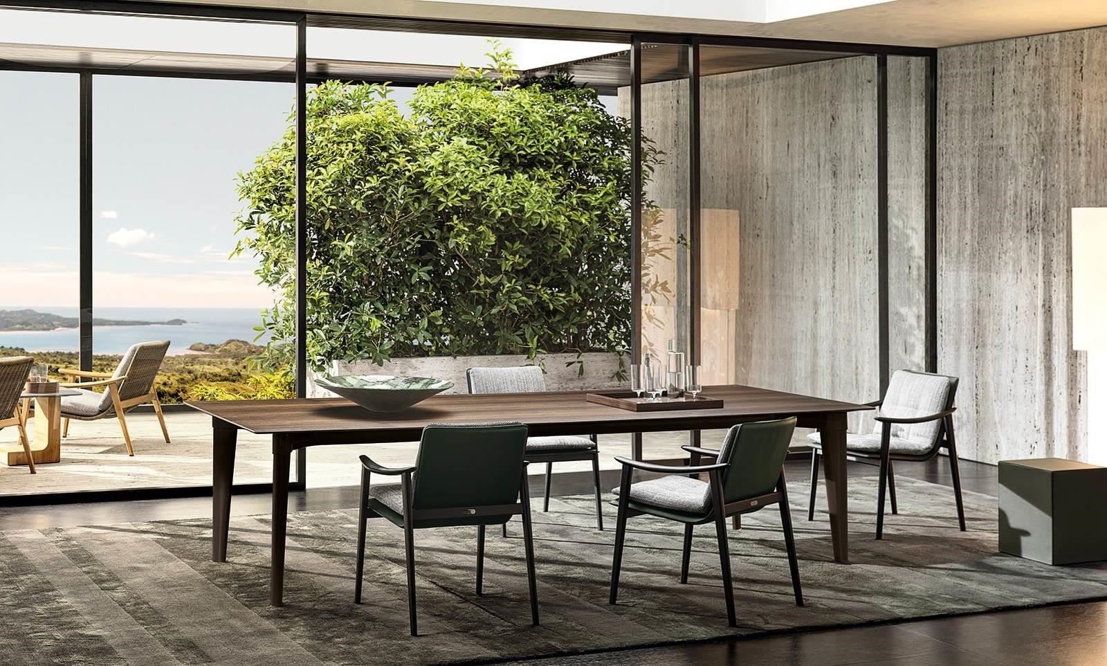 意大利家具MINOTTI的Fynn Dining Outdoor 户外桌子 细节图