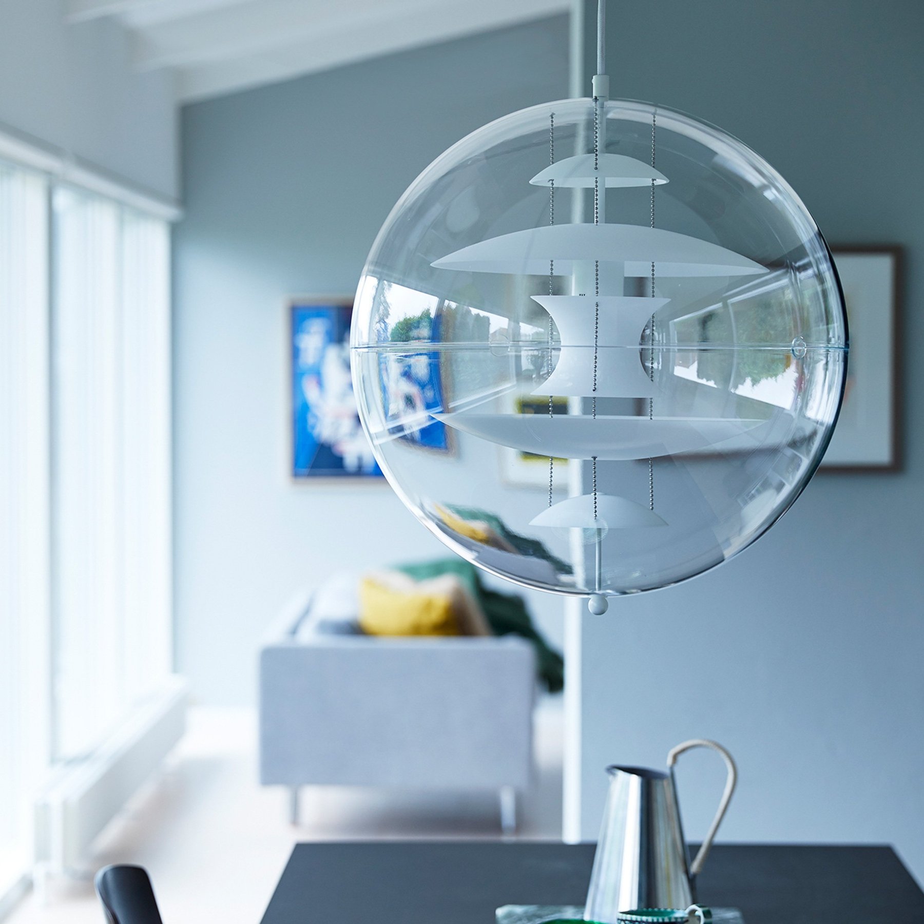 丹麦家具Verpan的VP Globe Glass 吊灯 细节图