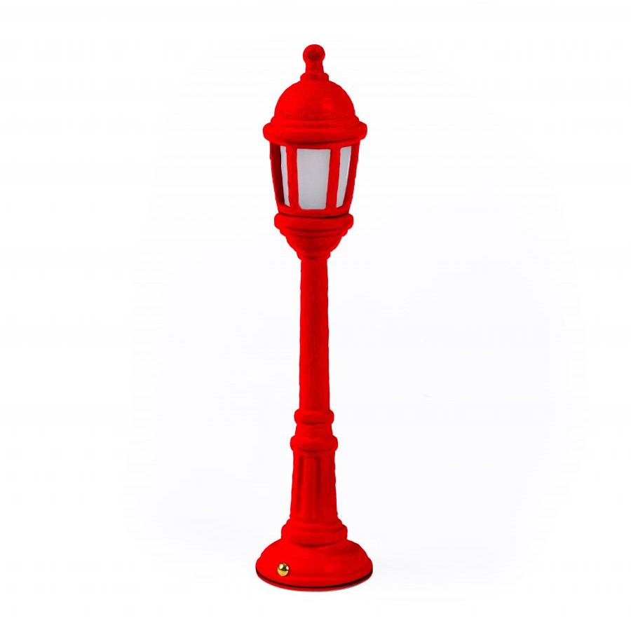 意大利家具SELETTI的Street Lamp Dining Red 台灯 主图