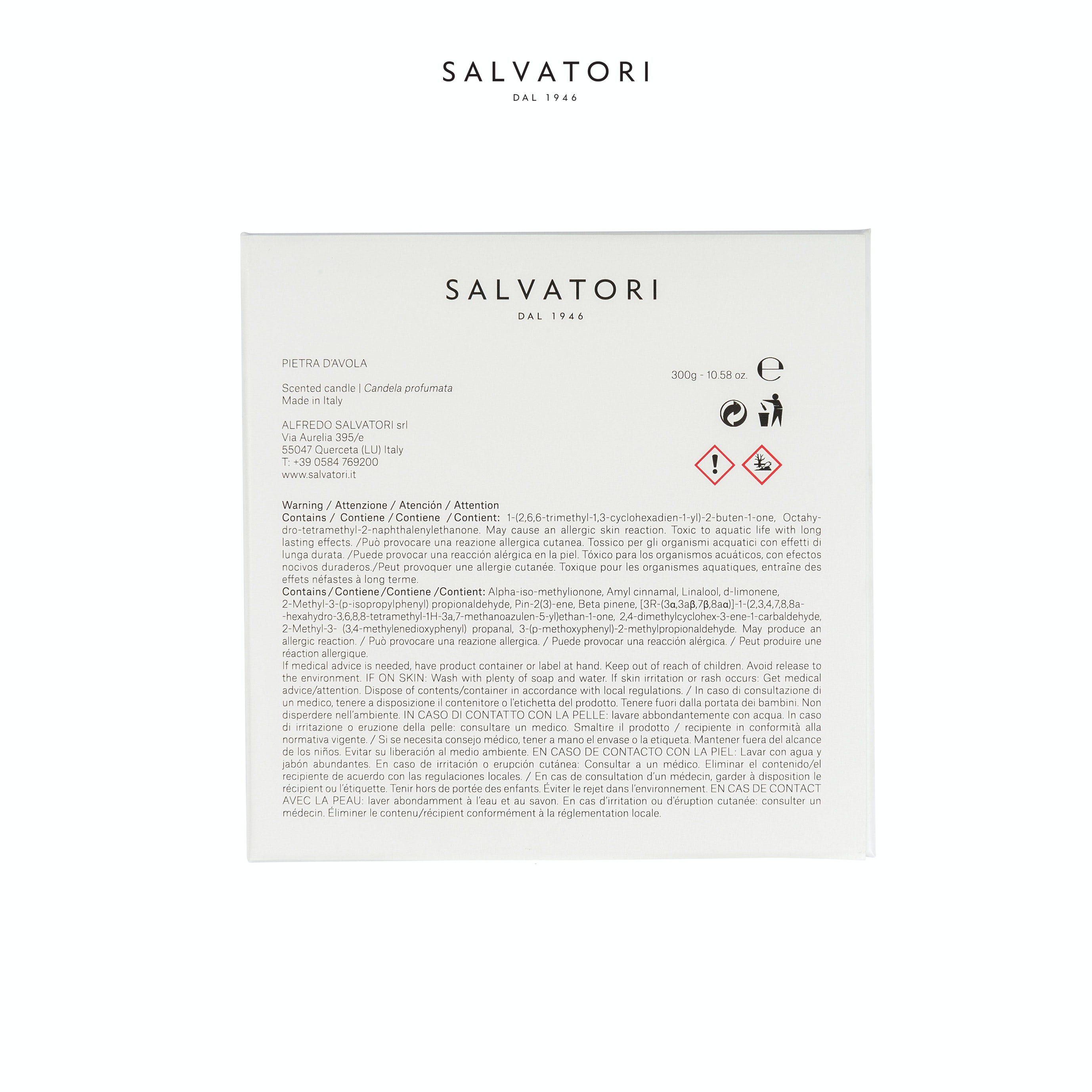 意大利Salvatori Boffi的Pietra L11 Scented candle  Pietra d'Avola 蜡烛 细节图