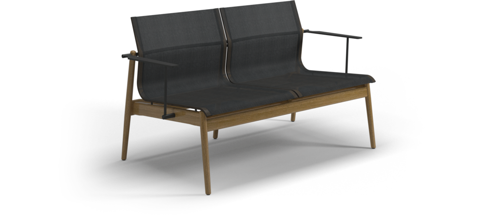 德国家具GLOSTER的Sway-Teak 2-Seater Sofa 沙发 细节图