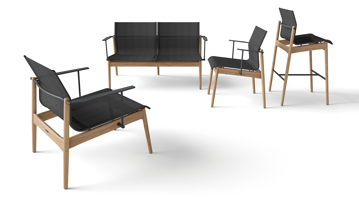 德国家具GLOSTER的Sway-Teak Lounge Chair 休闲椅 细节图