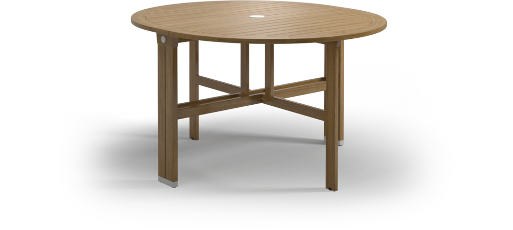 德国家具GLOSTER的Voyager-Round Gateleg Table 圆餐桌 主图