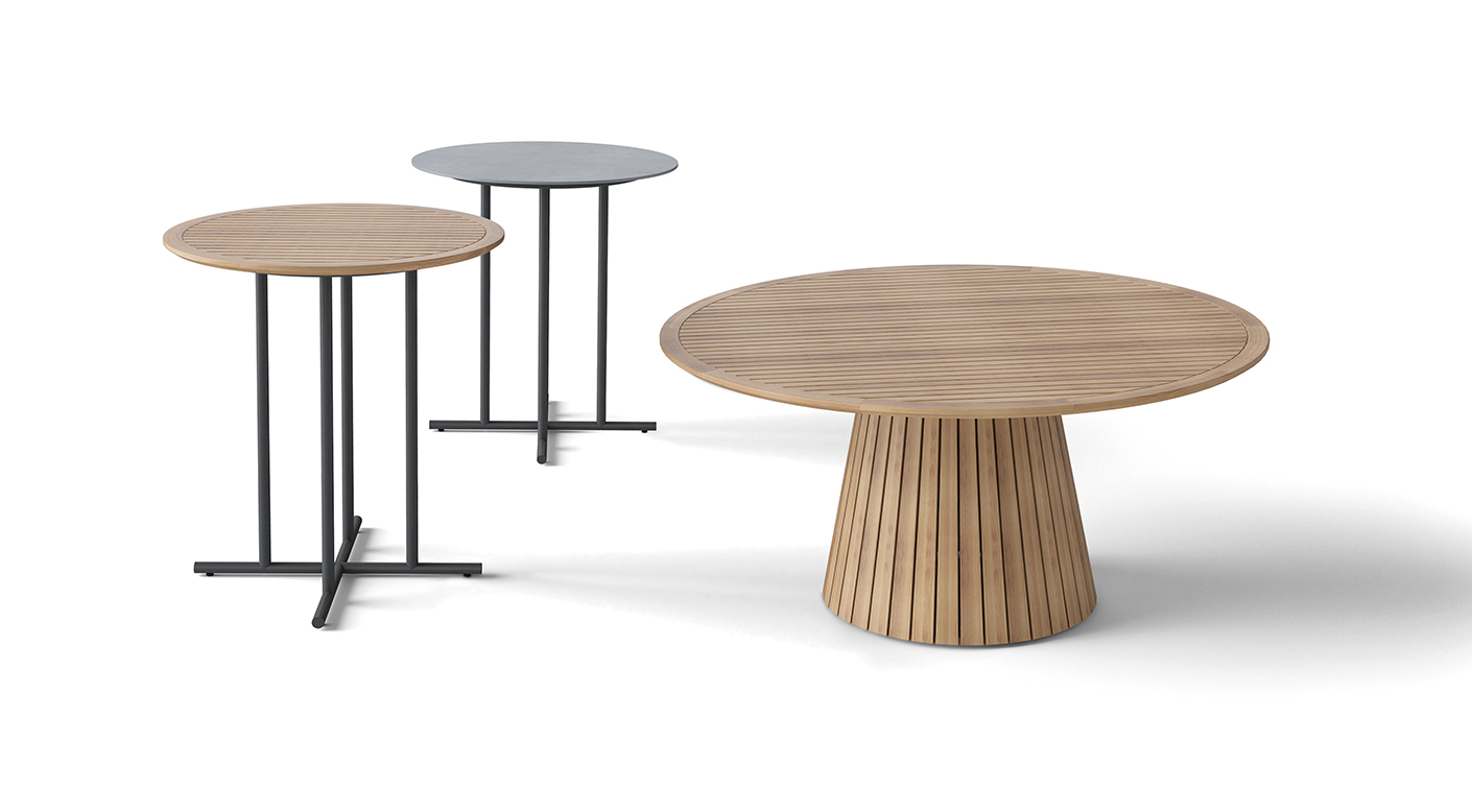 德国家具GLOSTER的Whirl- Round Dining Table 圆餐桌 细节图