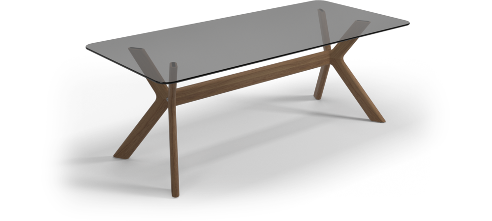 X Frame-Dining Table 长餐桌