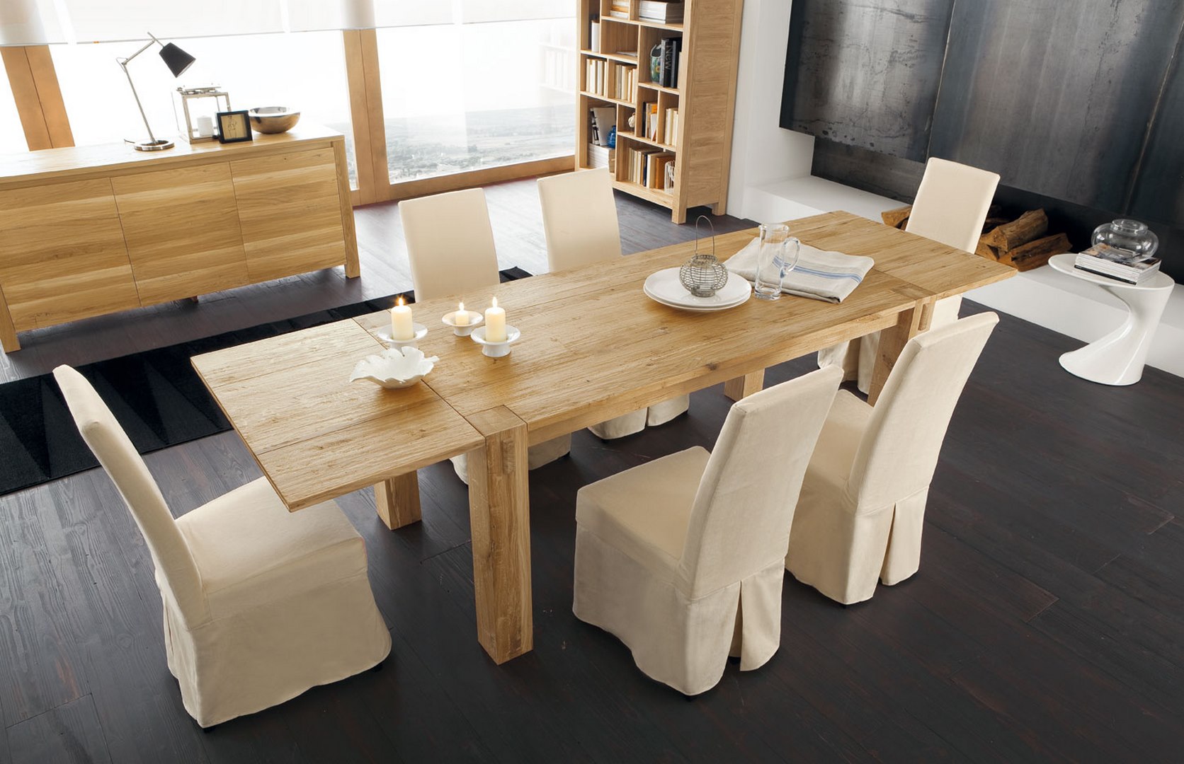 意大利家具ALTACORTE的Table Stoccolma Natural 长餐桌 主图