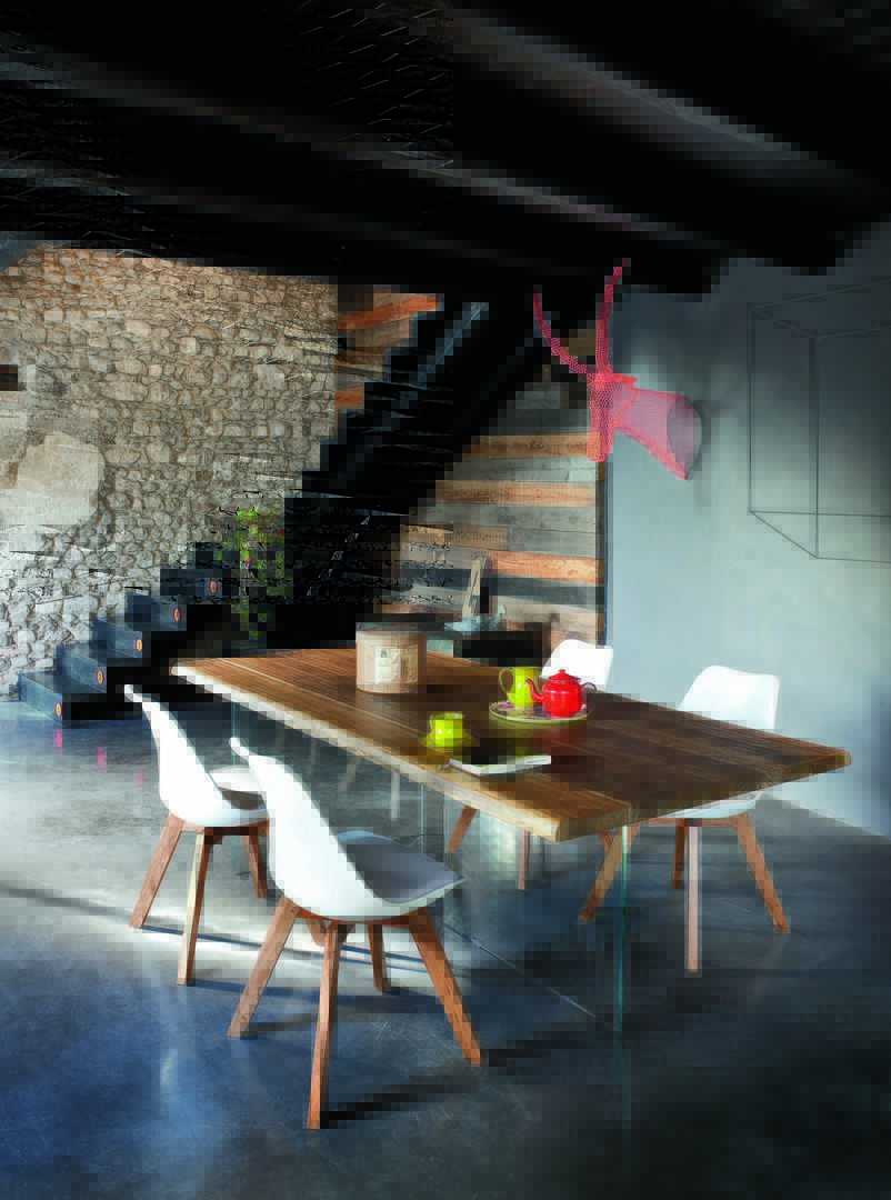 Table Toronto noce 长餐桌