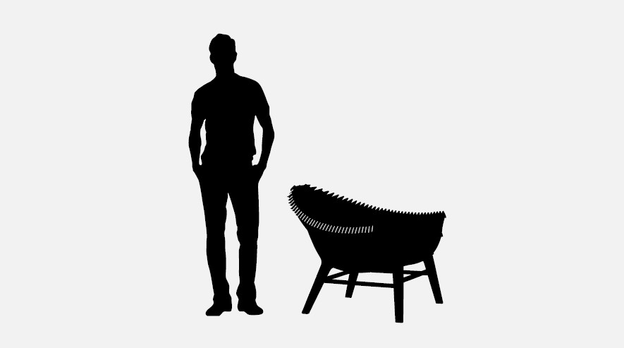 法国家具Ibride的Manta 户外椅子 细节图