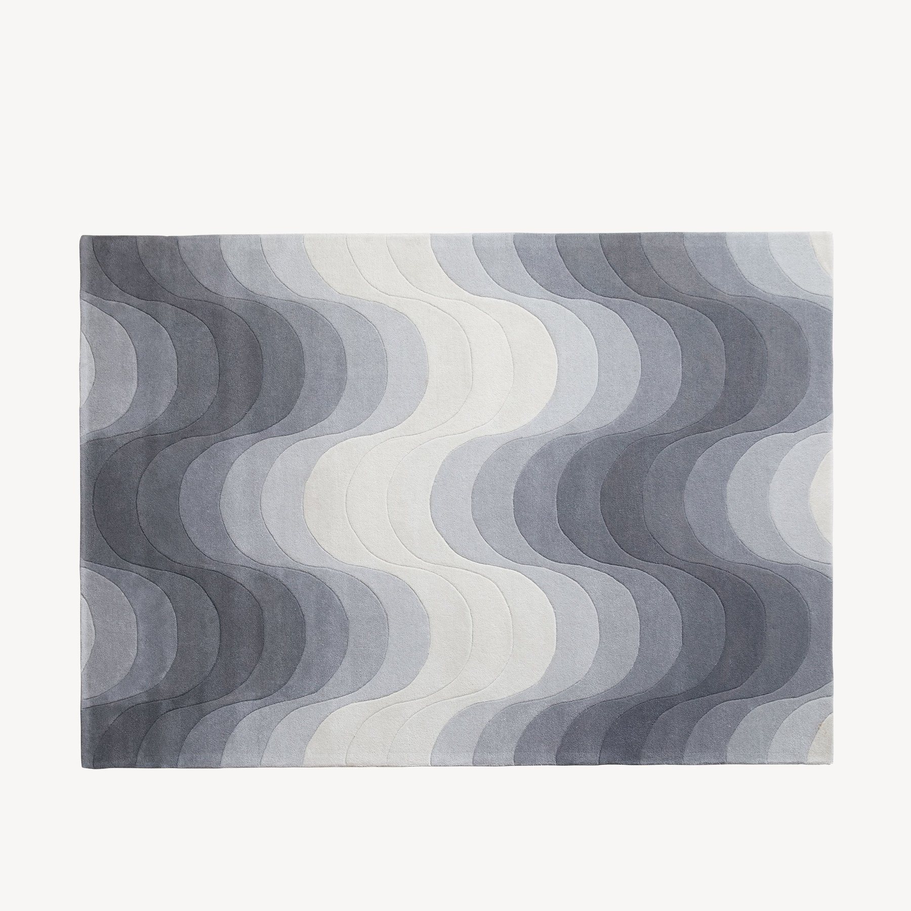 丹麦家具Verpan的WAVE RUG GREY 地毯 主图