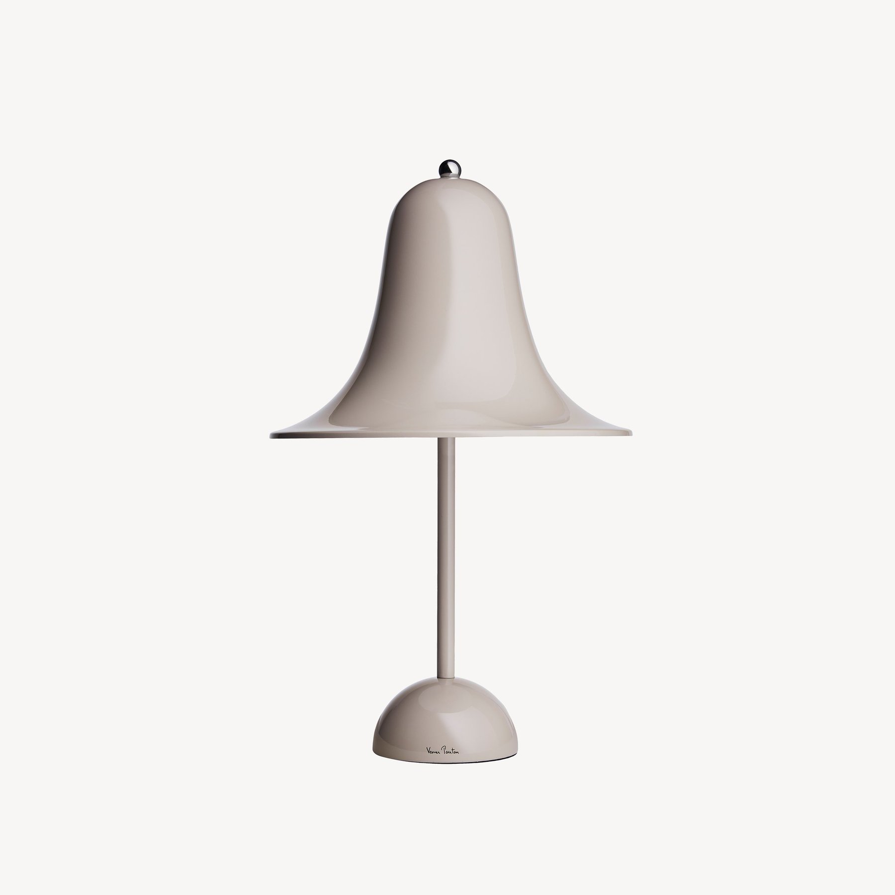 丹麦家具Verpan的Pantop Ø23 Table Lamp GREY SAND 台灯 主图