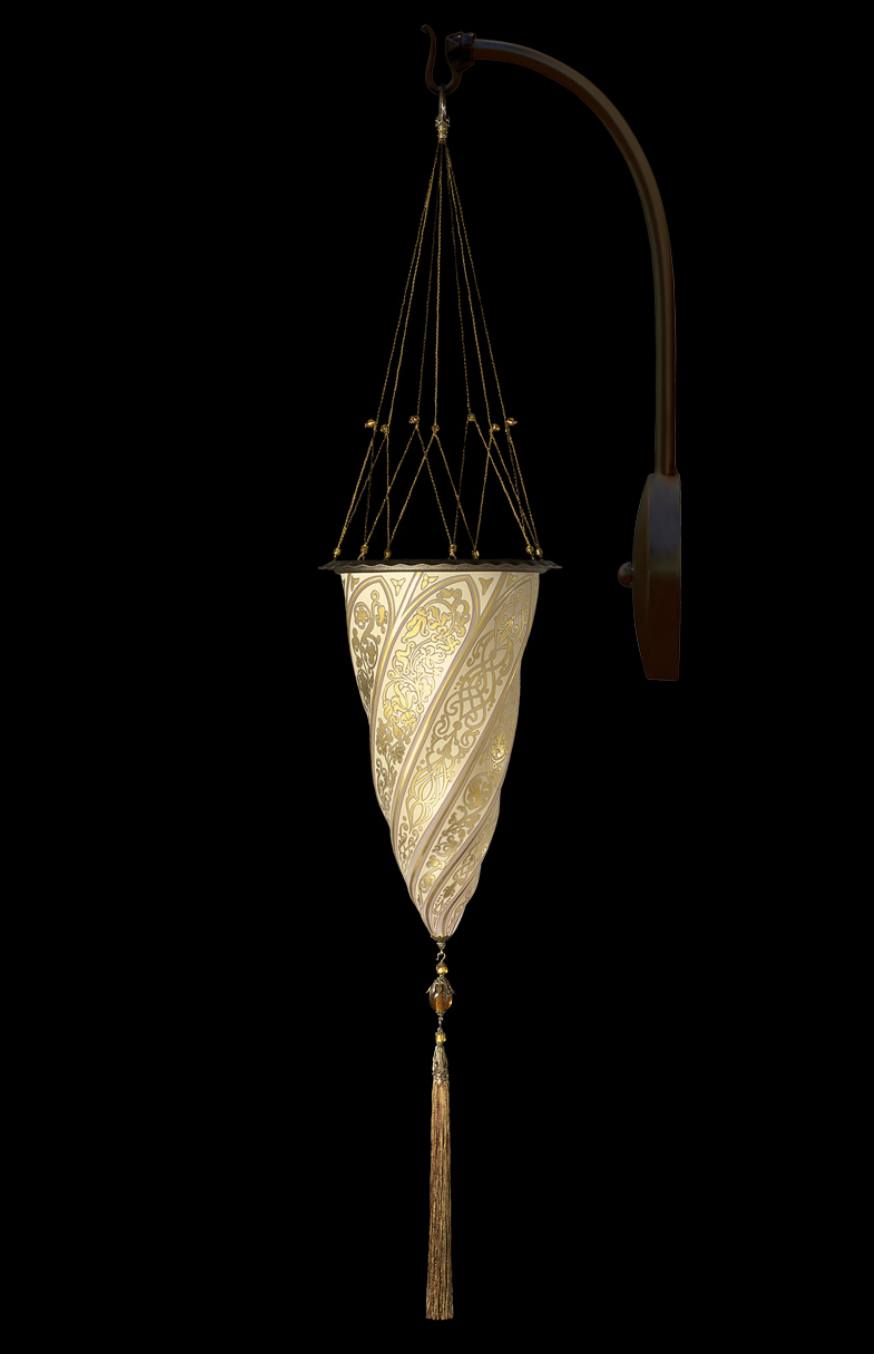 Venetia studiumvCesendello gold glass arc-wall lamp 壁灯
