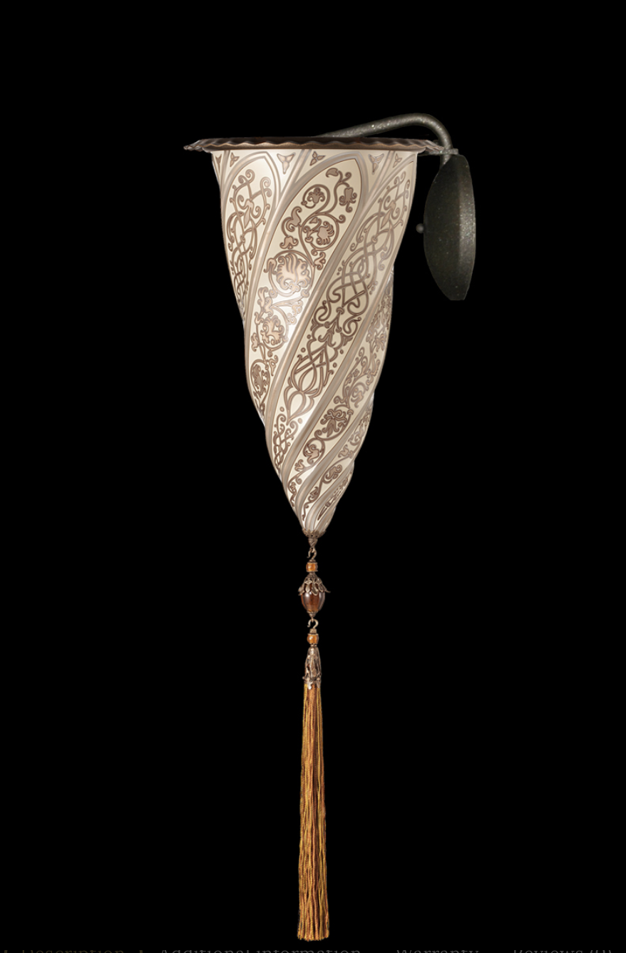 Venetia studiumvCesendello silver glass applique lamp 壁灯