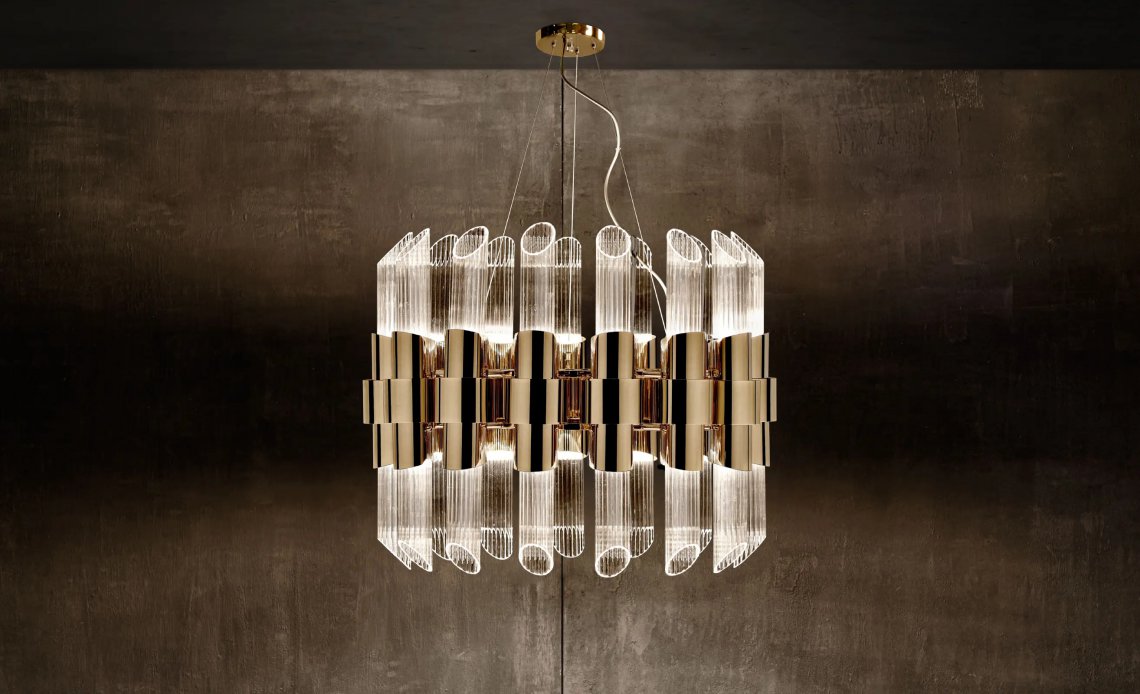 LUXXUTYCHO ROUND SUSPENSION吊灯