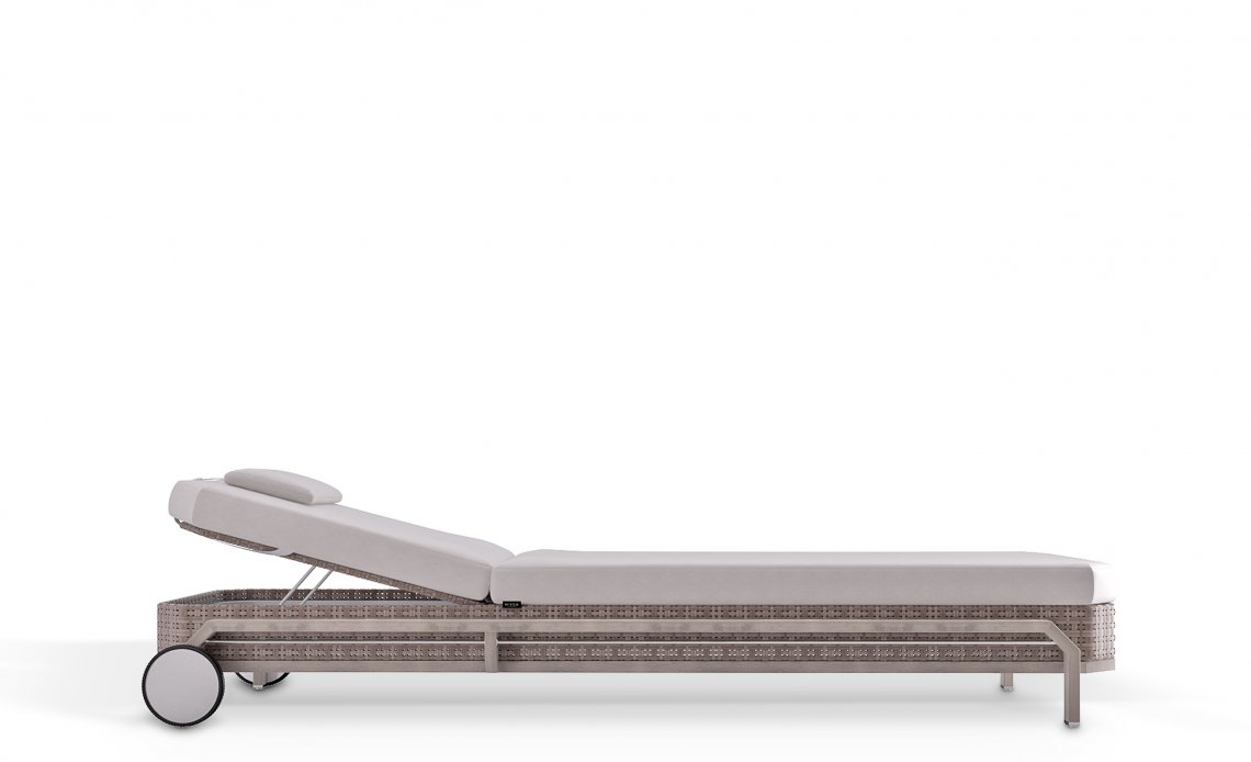 LUXXUHAMPTON WOOD SUNLOUNGER户外躺椅