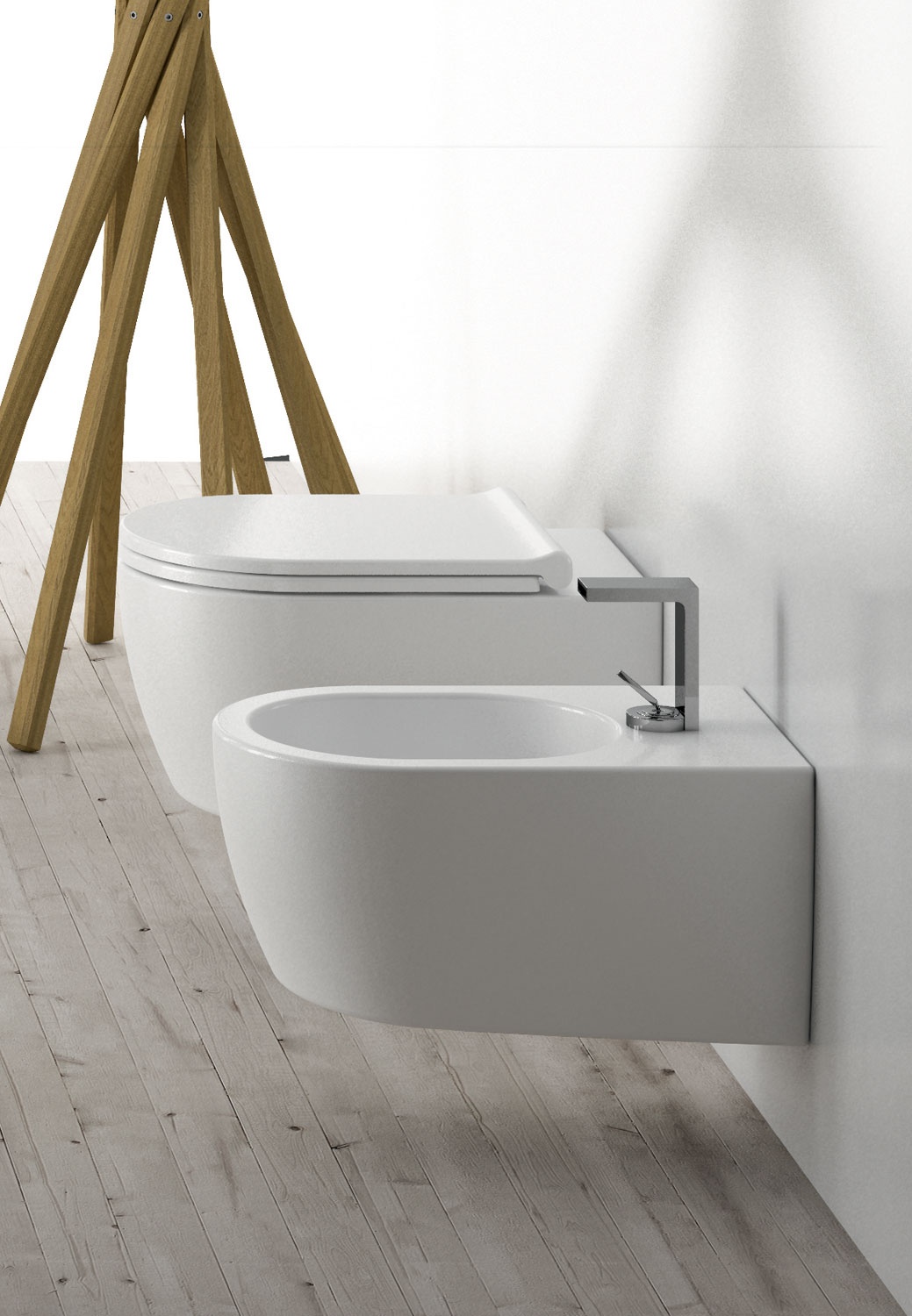 Smile壁挂式一孔坐浴盆