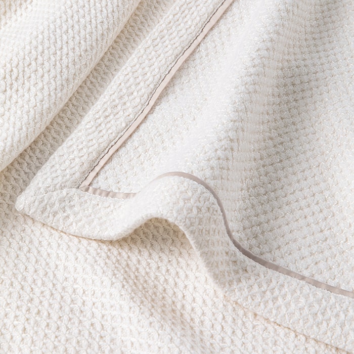 SHUTTLE-WEAVE FABRIC BLANKET毛毯细节图1