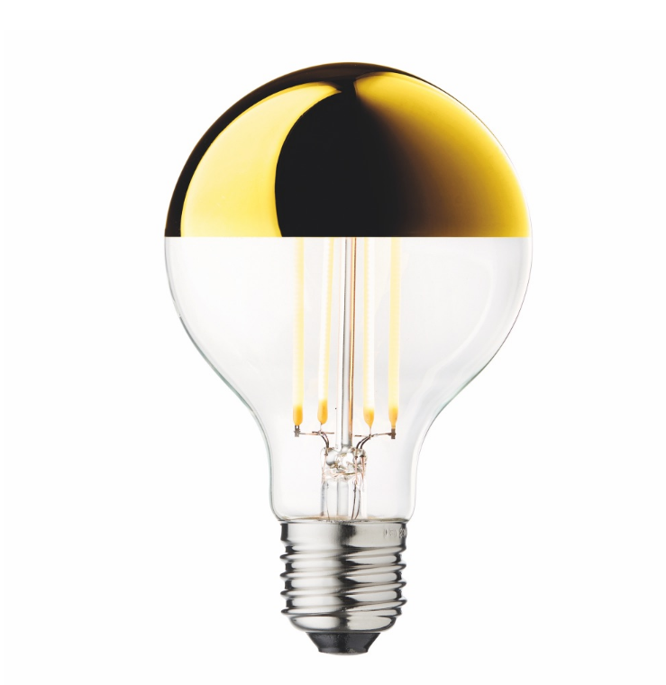 Globe Bulb 80 Crown Gold壁灯细节图1