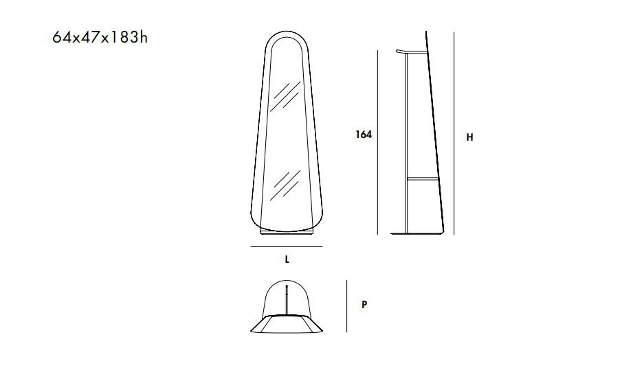 Clessidra da terra镜子尺寸图2