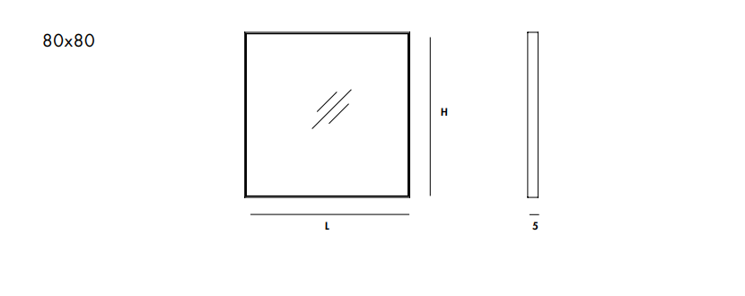 Le specchiere Segment镜子尺寸图2