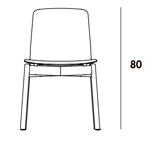 poltroncine Two tone休闲椅尺寸图1