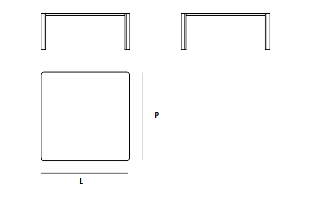 La consolle Quadro梳妆台尺寸图1